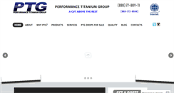 Desktop Screenshot of performancetitanium.com